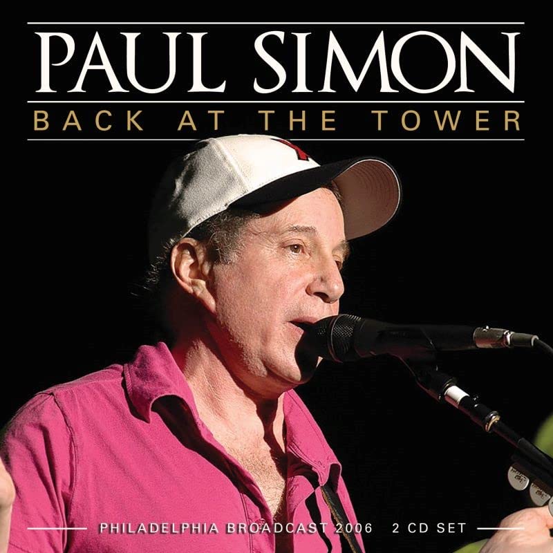 Paul Simon album cover: portrait of the artist with a microphone.