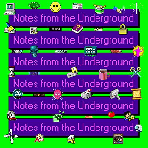 CD cover for "Notes From The Underground" with pixelated graphics.