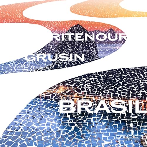 CD cover for "Brasil" by Ritenour and Grusin, mosaic design.