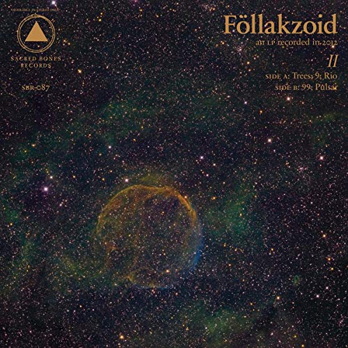 CD cover for Föllakzoid - II, featuring a nebula image.