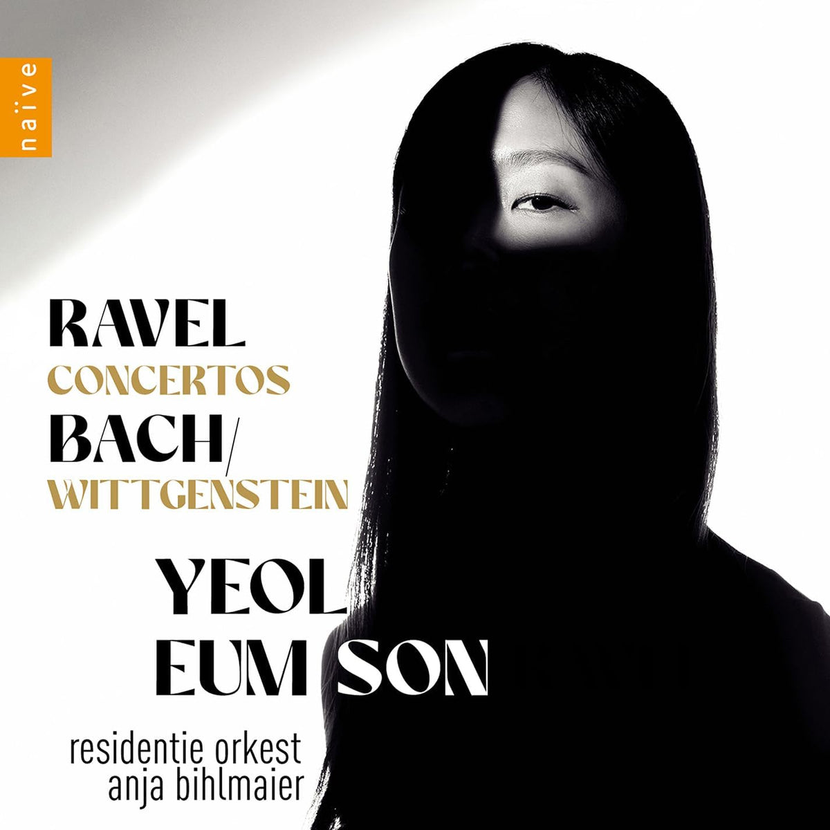 CD case featuring pianist Yeol Eum Son, with text indicating Ravel and Bach concertos.