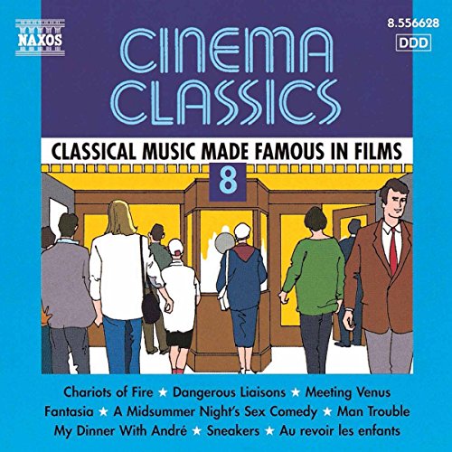 CD cover for “Cinema Classics 8” with illustrated crowd scene.
