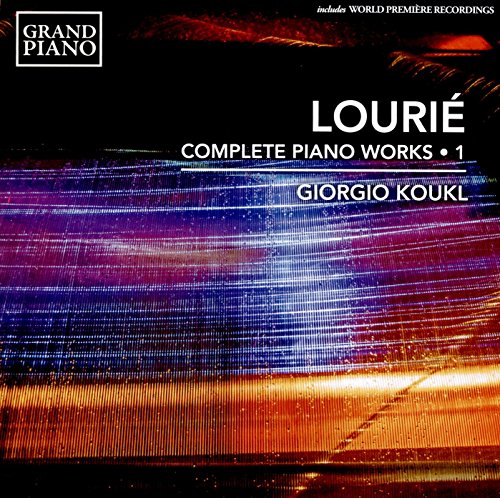 CD cover for “Lourie: Complete Piano Works 1” by Giorgio Koukl.