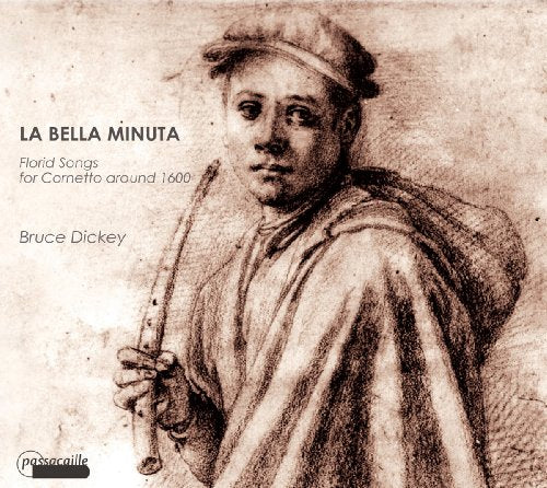 CD cover: sketch of a man with a cornetto, text “La Bella Minuta”.