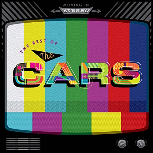 CD cover for The Cars’ “Moving In Stereo” with a TV static design.