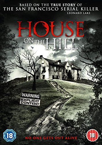 DVD cover for "House On The Hill," featuring a spooky, isolated house.