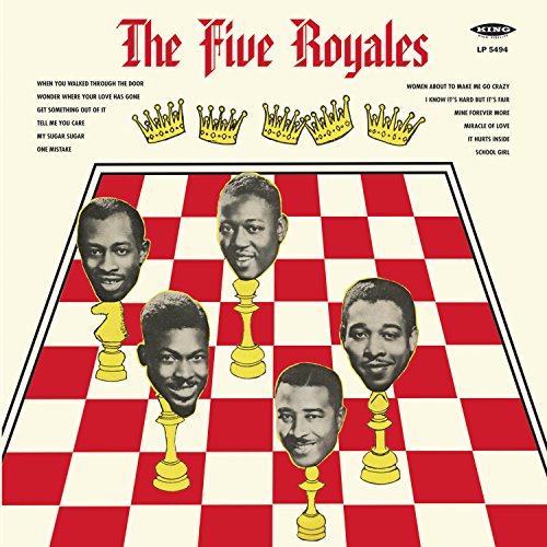 Album cover: The Five Royales with band members as chess pieces.