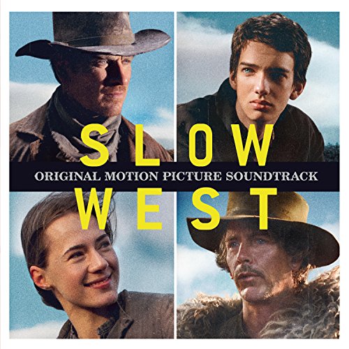 “Slow West” soundtrack CD cover featuring four film characters in quadrants.