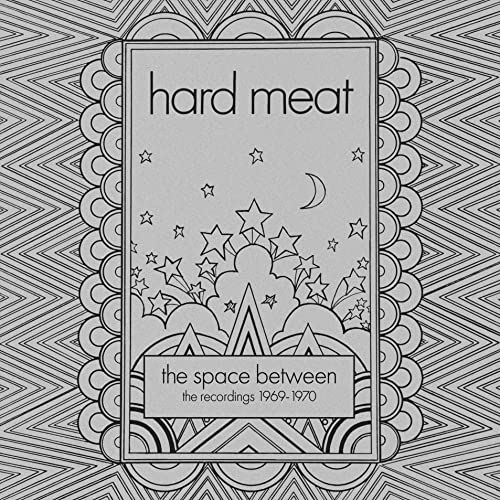 CD cover for Hard Meatâs âThe Space Betweenâ with star and moon design.