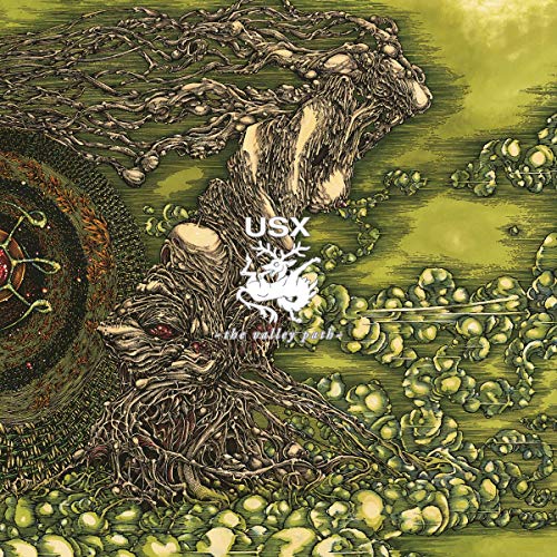 CD cover art: intricate tree-like figure with deer emblem, green tones.