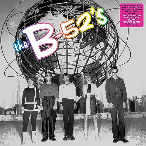 B-52s album cover featuring the band and a geodesic sphere.