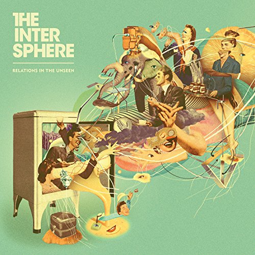 CD cover with surreal collage of people, animals, and objects.