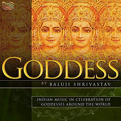 CD cover featuring a golden illustration of a goddess with ornate details.