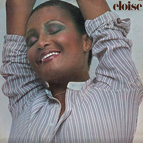 Close-up of Eloise Laws smiling, looking upwards, album cover art.