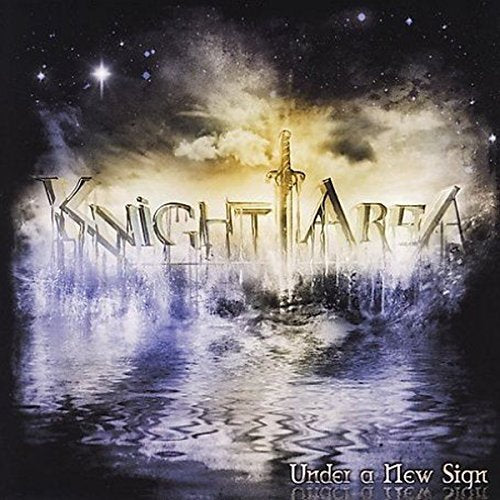 CD cover: Knight Area band name above a sword in clouds.