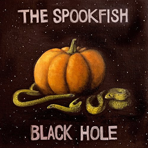 CD cover: pumpkin with snakes against a starry black background.