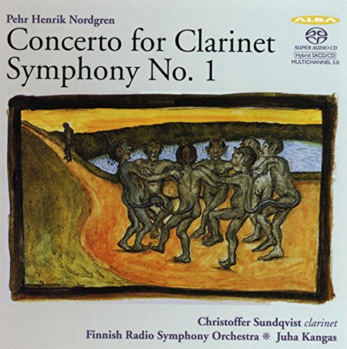 CD cover: "Concerto for Clarinet" with abstract painting of figures.