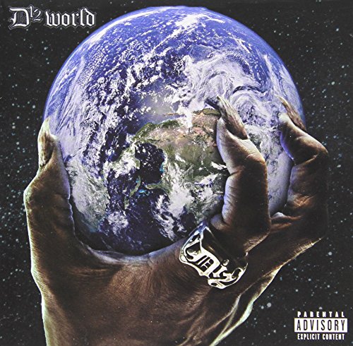 D12 album cover: a hand holding a photorealistic image of Earth.