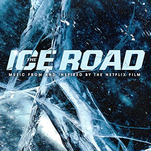 Ice road soundtrack CD cover with cracked ice background and bold white title.
