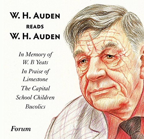 CD cover featuring a portrait of poet W.H. Auden.