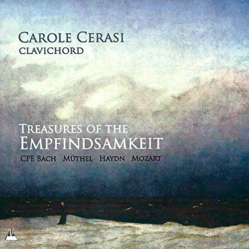 CD cover for “Treasures of the Empfindsamkeit” featuring Carole Cerasi.
