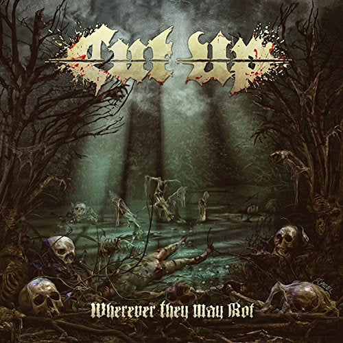 CD cover: "Cut Up" band logo over a dark, skeletal swamp scene.