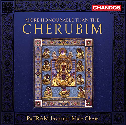 CD cover featuring a Byzantine icon and text: “More Honourable Than The Cherubim.”