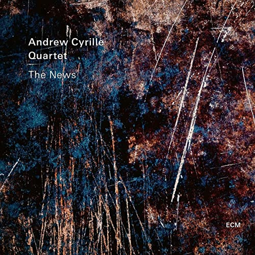 CD cover for Andrew Cyrille Quartet’s “The News” with abstract art.