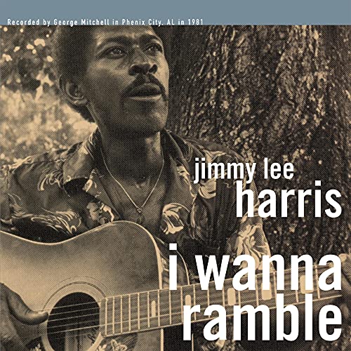 Jimmy Lee Harris album cover: a portrait of a man with a guitar.
