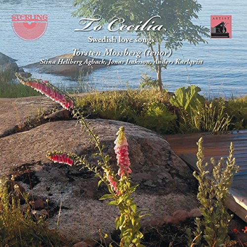 CD cover: landscape with rocks, flowers, and album title "To Cecilia".