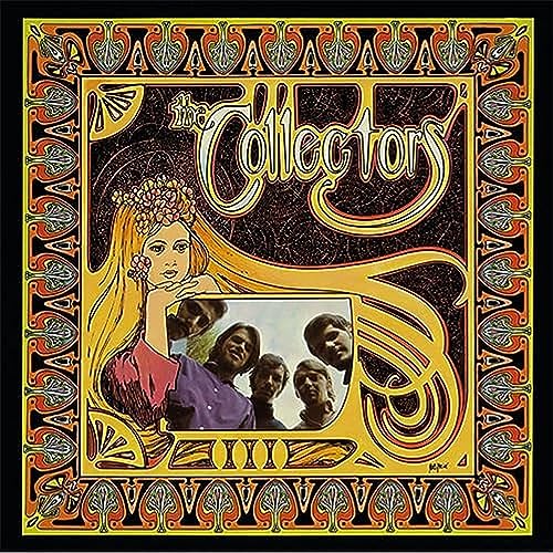 1960s album cover for “The Collectors” featuring portrait and floral design.