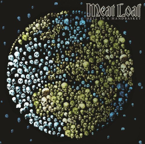 Meat Loaf album cover: Yin-yang symbol composed of many human skulls.