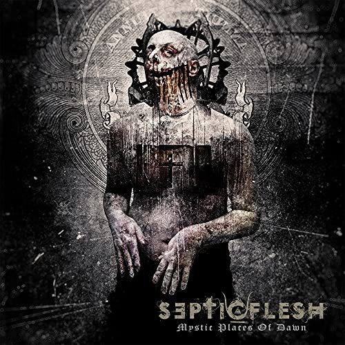 Dark album cover featuring a monstrous figure with the band's name.