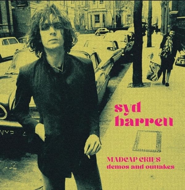 Album cover featuring Syd Barrett leaning on a car in a city street.