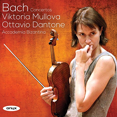 CD cover featuring violinist Viktoria Mullova with her instrument.