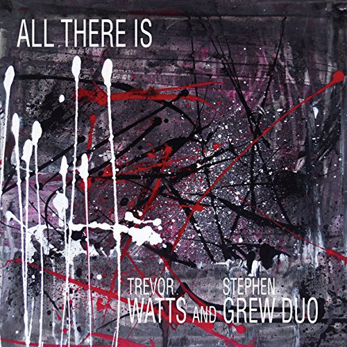 CD cover: abstract purple and black paint splatters, text reads "All There Is".