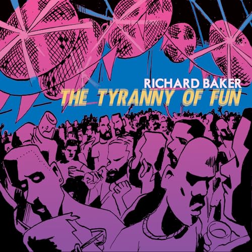 CD cover art: crowd scene with disco balls, pink and blue tones.