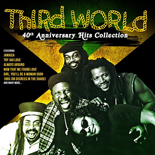 Third World album cover featuring four musicians with dreadlocks, Jamaican colors.