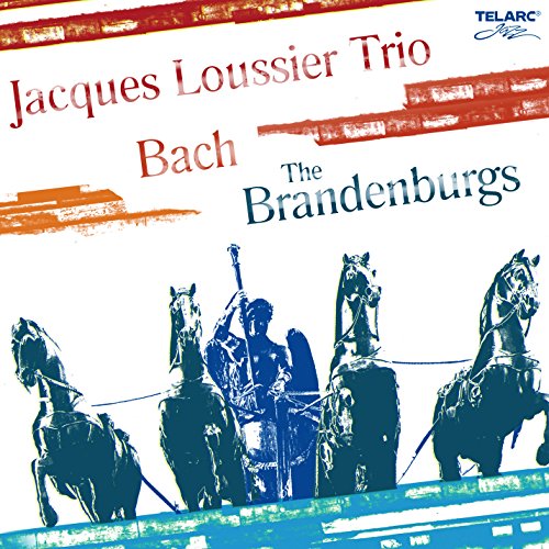 CD cover for Jacques Loussier Trio’s jazz interpretation of Bach’s Brandenburgs.