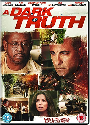 DVD cover for "A Dark Truth" featuring actors and action scenes.