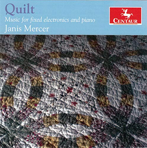CD cover for "Quilt" by Janis Mercer, featuring a patterned quilt.