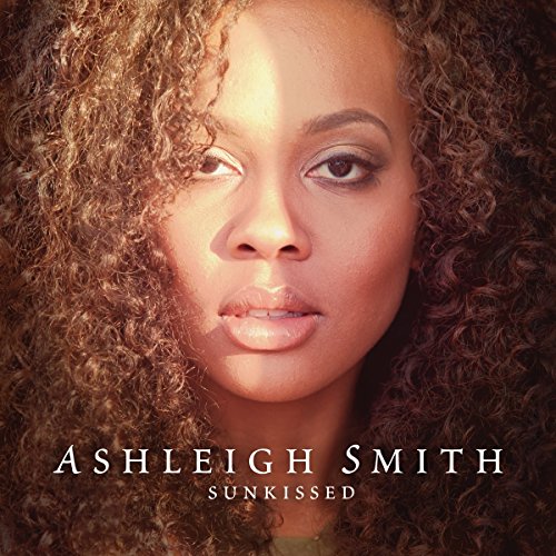 Close-up portrait of Ashleigh Smith with curly hair, album cover "Sunkissed".