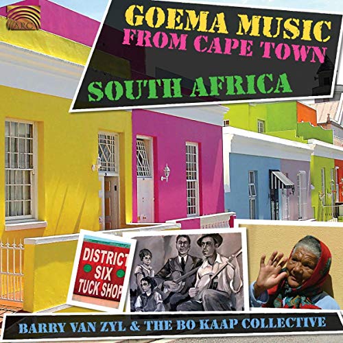 CD cover featuring colorful Cape Town houses and historical photos.