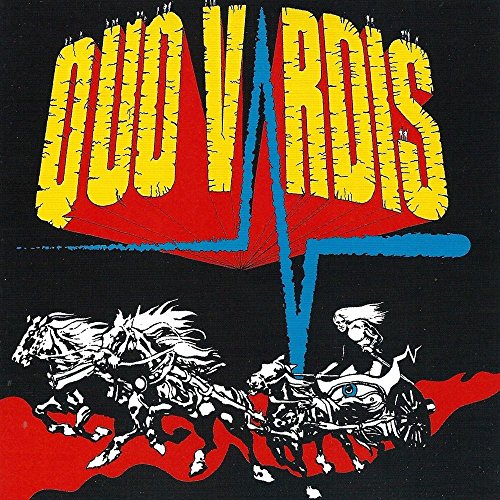 CD cover: "Quo Vardis" with horses, red and blue graphic elements.