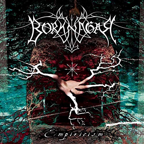 Borknagar album cover: dark, abstract art with band logo and title "Empiricism".
