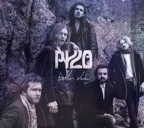 CD cover for Pylo’s “Bellavue EP” featuring a band portrait.