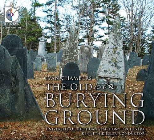 CD cover for "The Old Burying Ground" featuring a historic cemetery.