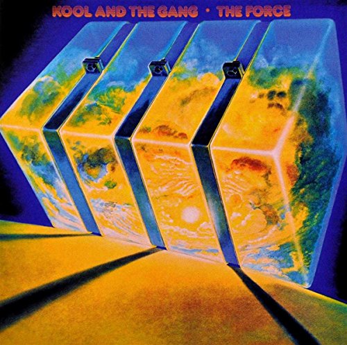 Album cover for Kool & The Gang’s “The Force” with abstract, colorful keys.