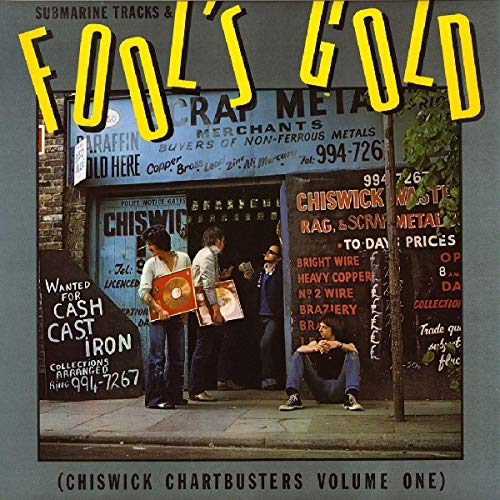 CD cover: street scene with people, text “Fool’s Gold” in gold lettering.