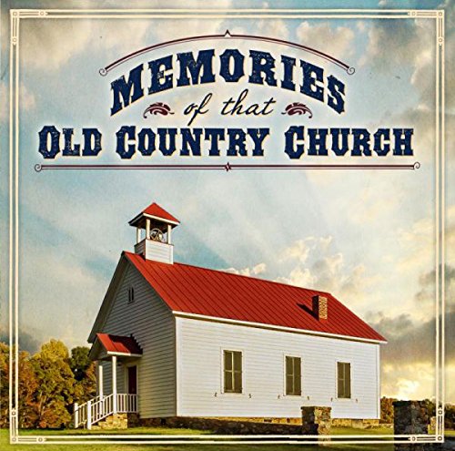 CD cover: white country church with red roof under a cloudy sky.